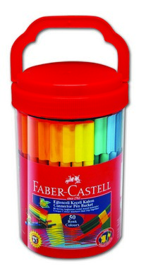 FABER CASTELL EĞLENCELI KECELI KALEM 50 RENK