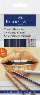 FABER CASTELL KLASİK SKETCH SETLİ 6.LI
