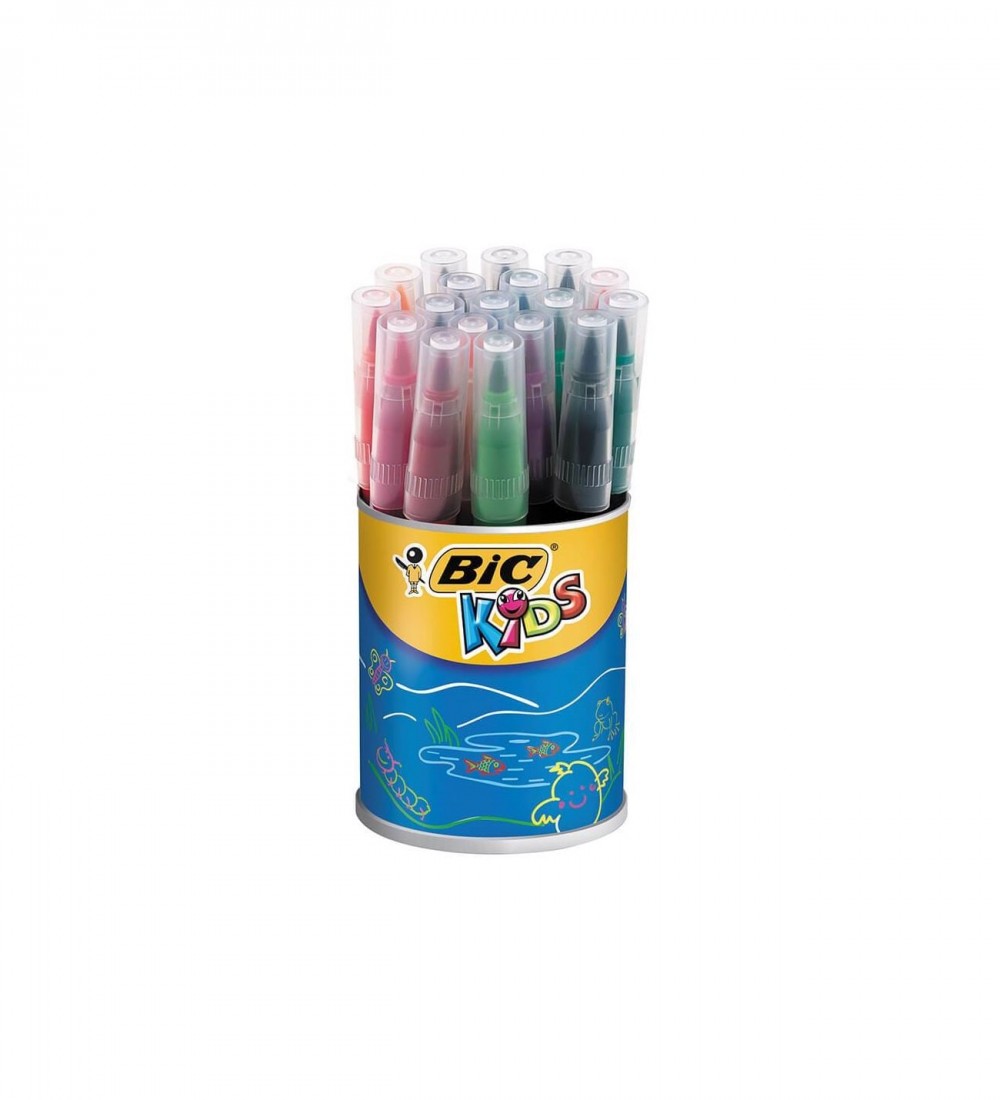 BİC KEÇELİ KALEM VİSA FIRÇA UÇ 18 Lİ 8289651
