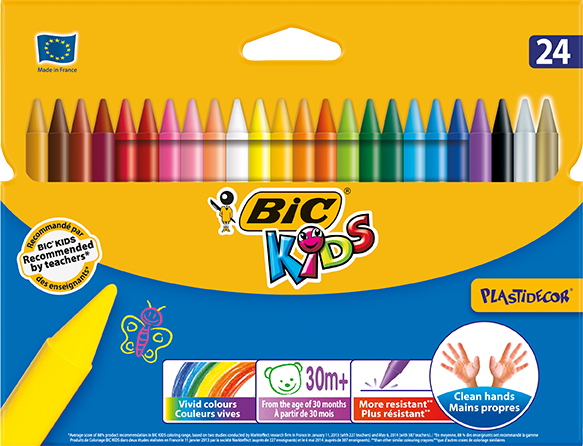BİC PASTEL BOYA SİLİNEBİLİR 24 RENK 8297724