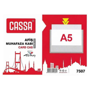 CASSA AFİŞ MUHAFAZA KABI 14.8*21CM A5 KOD:7508