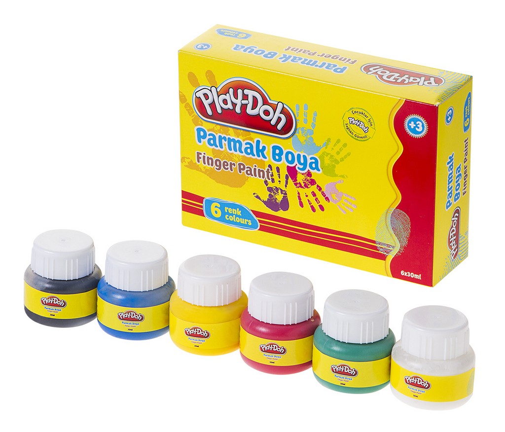 PLAY-DOH PARMAK BOYASI 6 RENK  30 ML PLAY-PR001