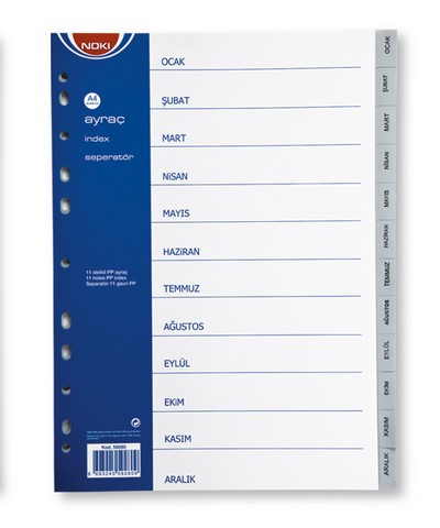 NOKİ SEPERATÖR PP OCAK-ARALIK 59280
