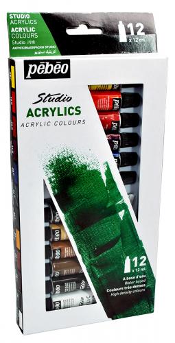 PEBEO AKRİLİK BOYA TÜP 12Lİ 12ML 666013