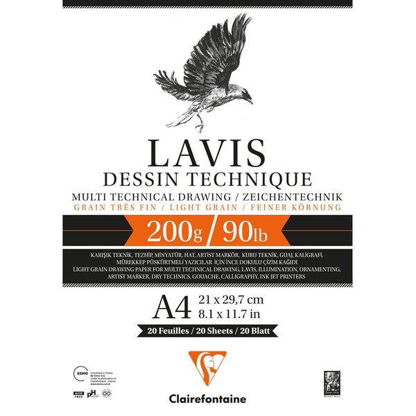 LAVIS A4 TEKNİK ÇİZİM KSĞIDI 200GR 20SYF