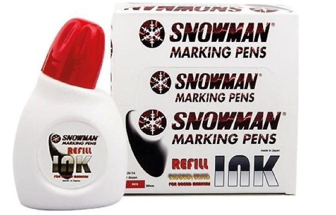 SNOWMAN BEYAZ TAHTA KLM. MÜR.30 CC KIRMIZI BN-1A K