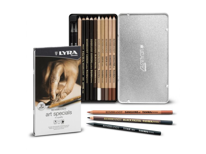 LYRA REMBRANDT ART SPECİALS 12Lİ METAL KUTU 
