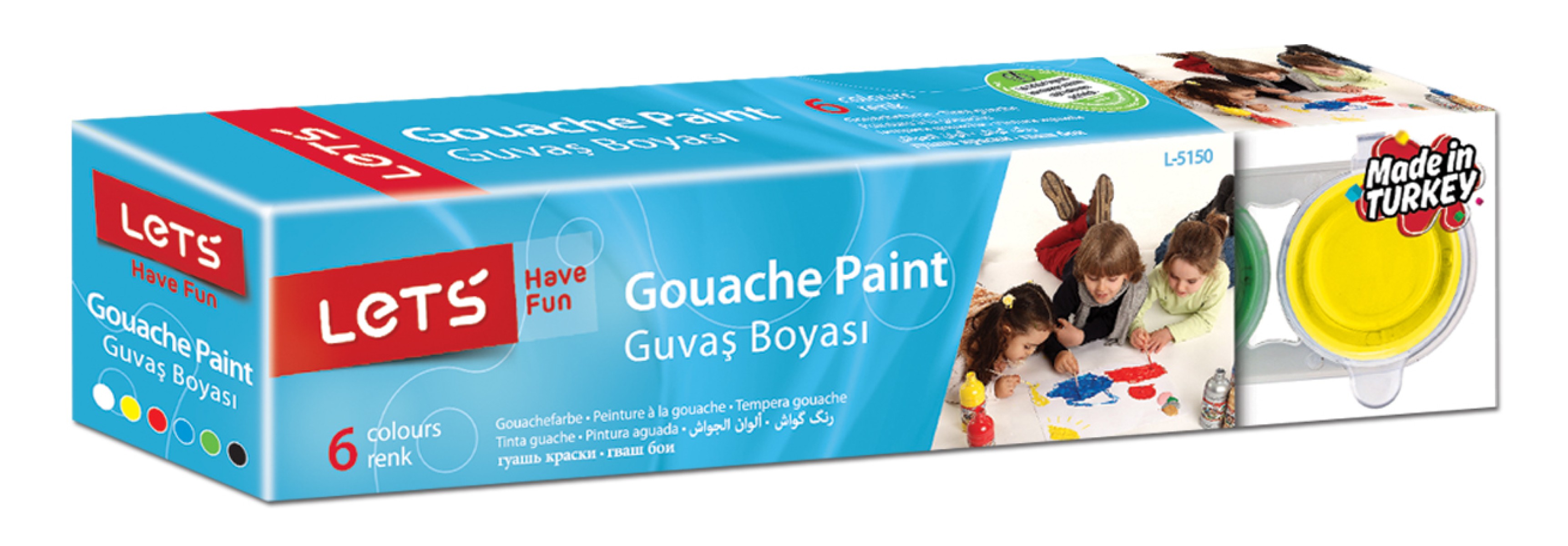 LETS GUAJ BOYASI 6 RENK 25 ML. / L-5150