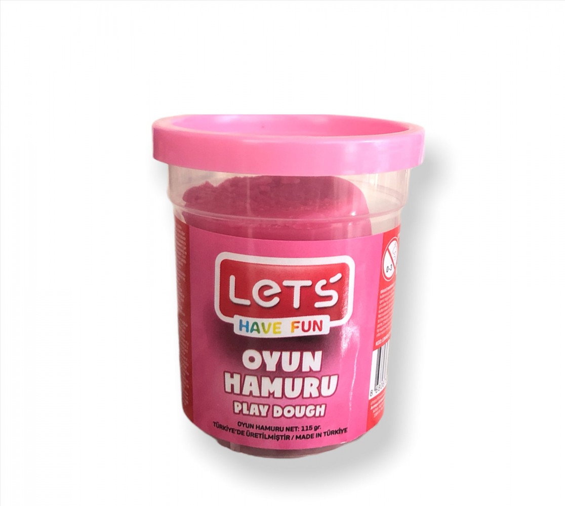 LETS OYUN HAMURU PEMBE RENK 115 GR. / L8440-7