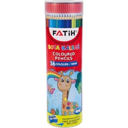 FATİH BOYA KALEM 36 RENK TAM BOY TÜP