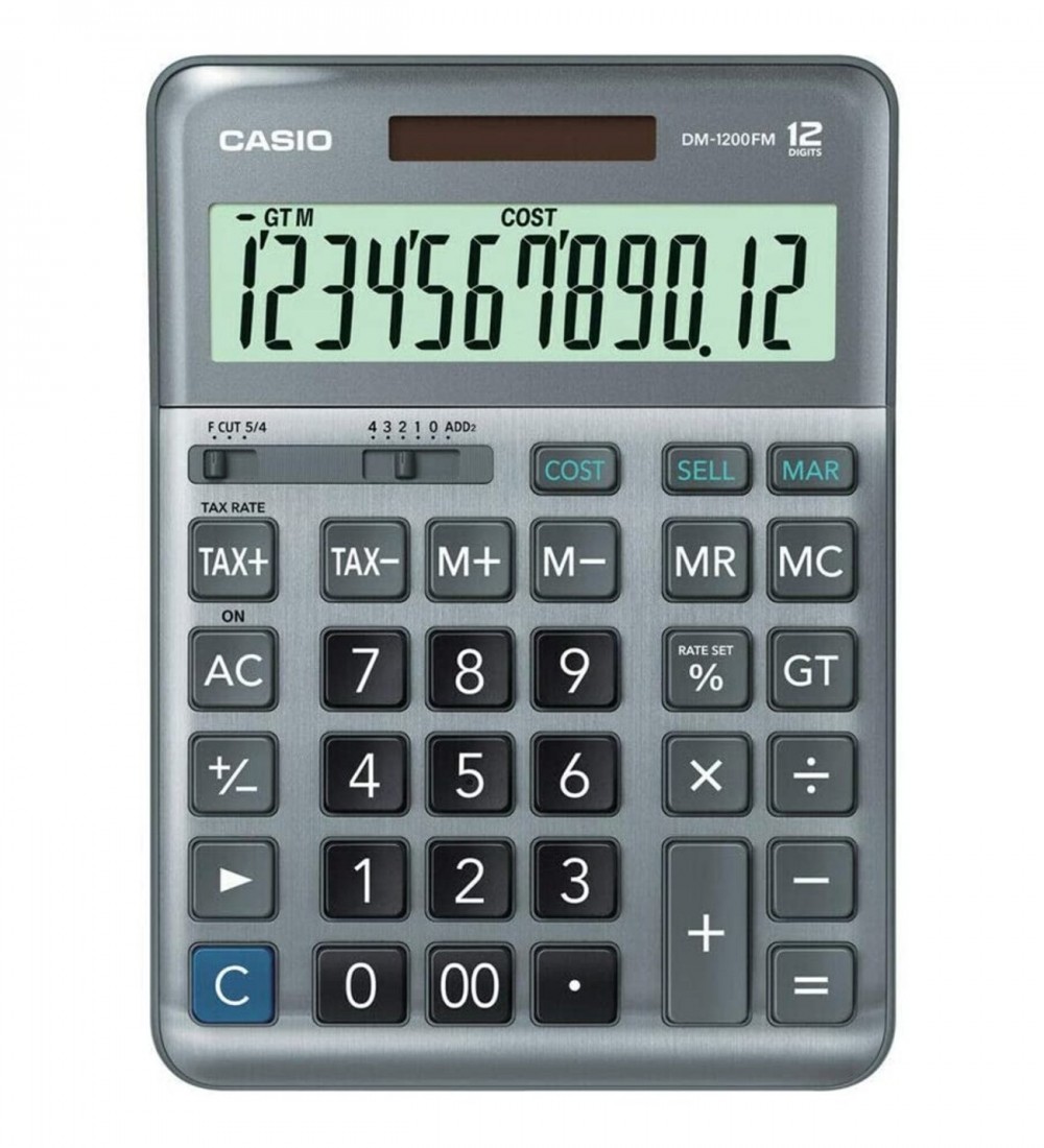 CASIO DM-1200FM HESAP MAKINASI 