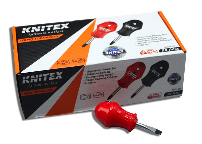 KNITEX TOPAÇ DÜZ TORNAVİDA (6*35)  KTX - 2252