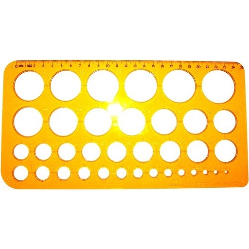 HATAS 02272 DAİRE ŞABLONU 1-36 MM BÜYÜK