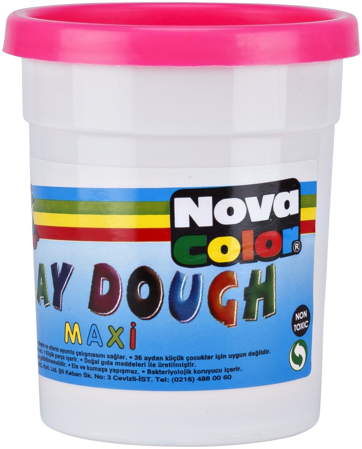 NOVA COLOR OYUN HAMURU MAXİ PEMBE  NC-4145
