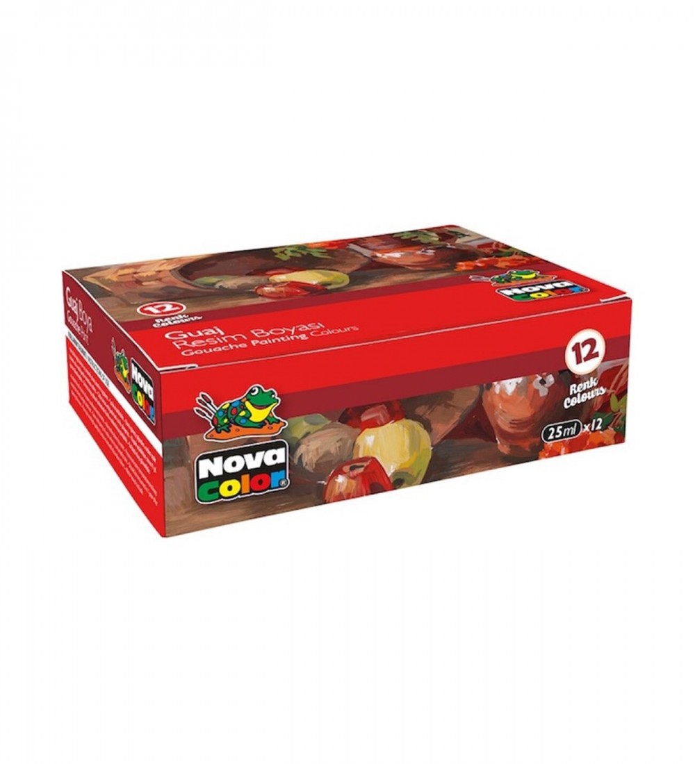 NOVA COLOR GUAJ BOYA 12 LI ŞİŞE NC-461