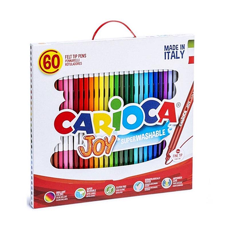 CARİOCA JOY SÜPER YIKANBİLİR KEÇELİ BOYA KLMİ 60LI