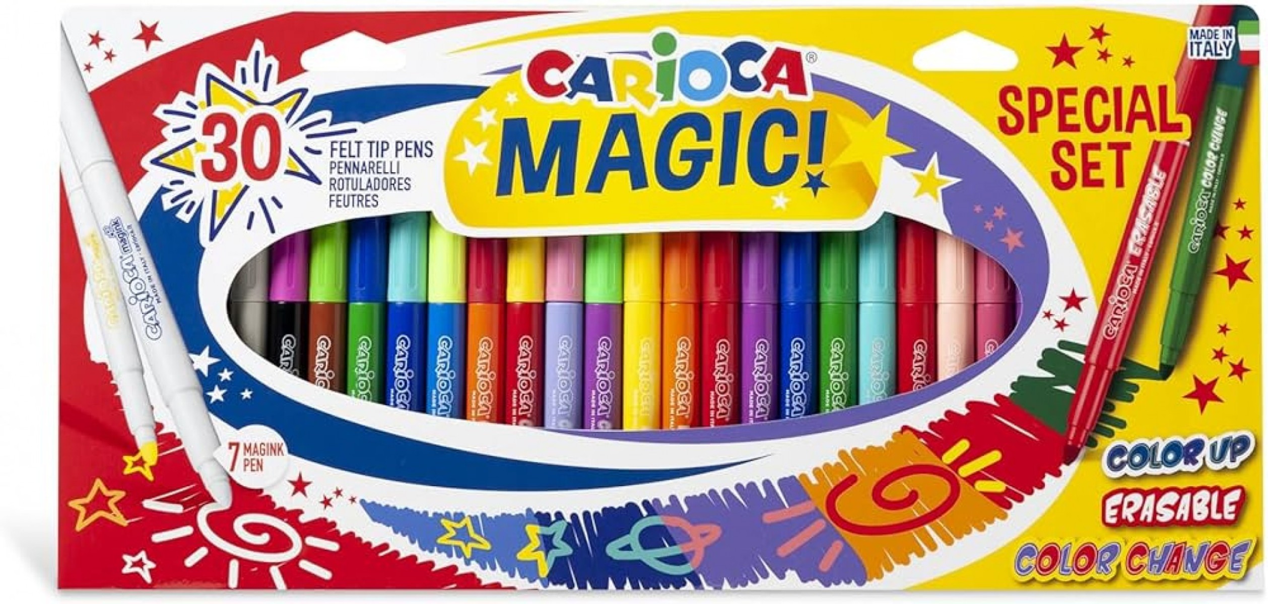 CARİOCA SİHİRLİ KEÇELİ KALEM 30 LU SET 