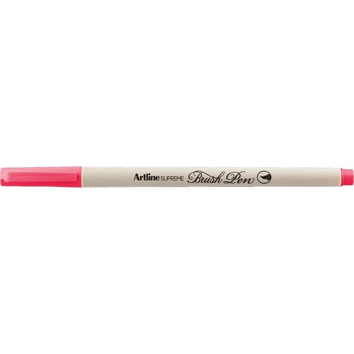 ARTLİNE SUPREME BRUSH UÇLU KALEM FOSFORLU PEMBE