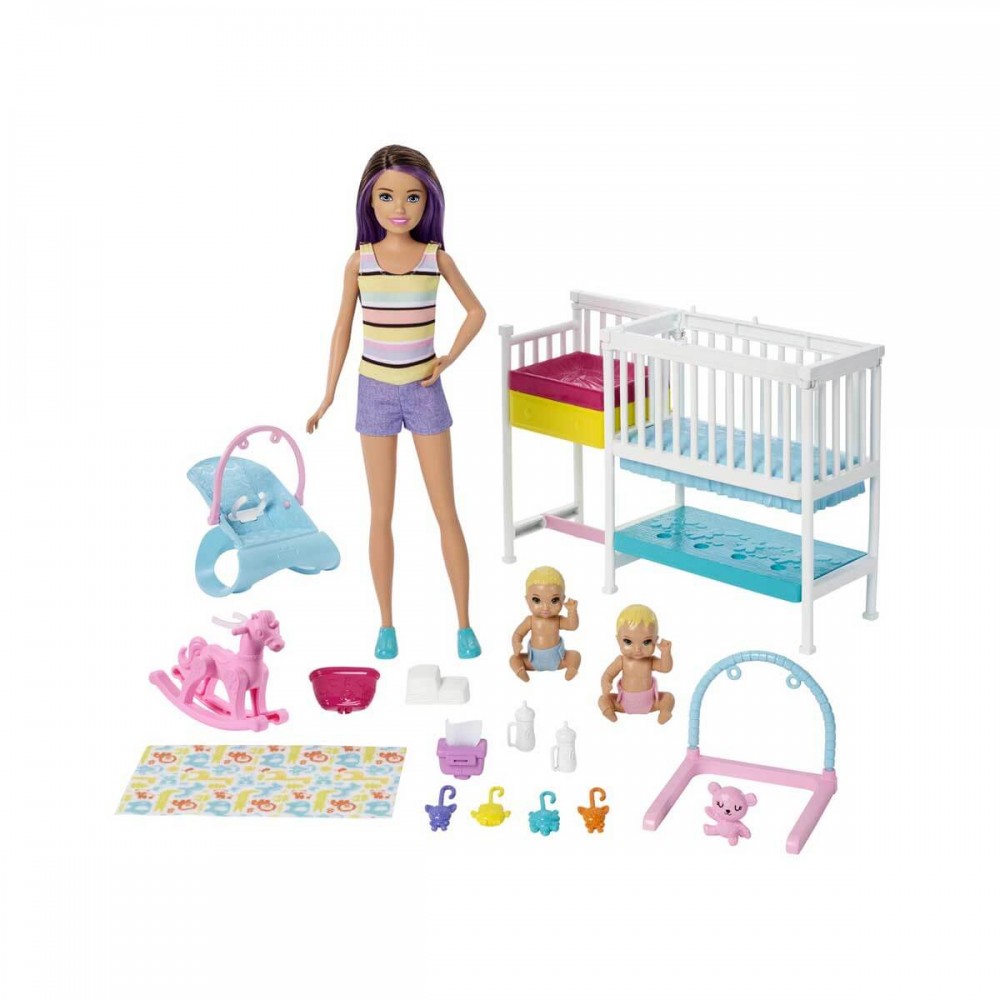 BARBİE  BEBEK BAKICISI SKIPPER UYKU EGITIMI