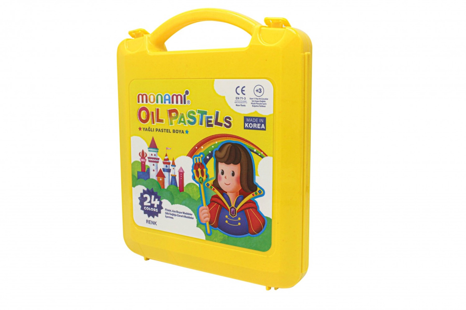 MONAMİ PASTEL BOYA 24 RENK OİL PLS KUTU
