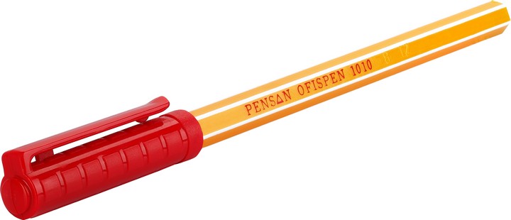 PENSAN TÜKENMEZ KALEM OFİSPEN 1010 KIRMIZI ADET F.