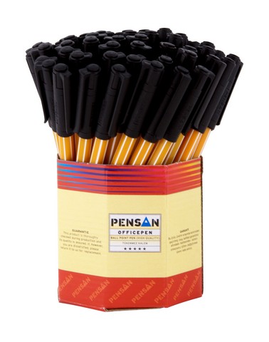 PENSAN TÜKENMEZ KALEM OFİSPEN 1010 SİYAH ADET F.
