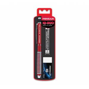 PENSAN IQ-DUO VERS. KALEM SET 0.7MM MİN+SİLGİ SİYH