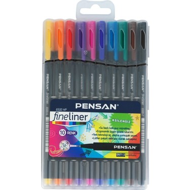 PENSAN 6500 HP FİNELİNER 10 RENK 0.4 MM