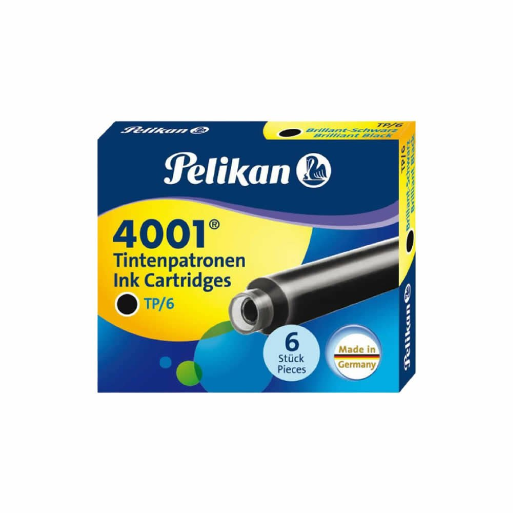 PELİKAN 4001 D.KAL.KARTUŞU KÜÇÜK SİYAH 6 LI