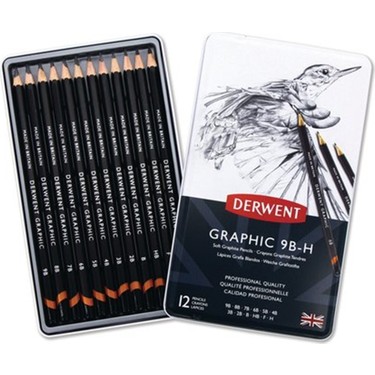 DERWENT DERCELİ KALEM SETİ 12 Lİ KOD:34215
