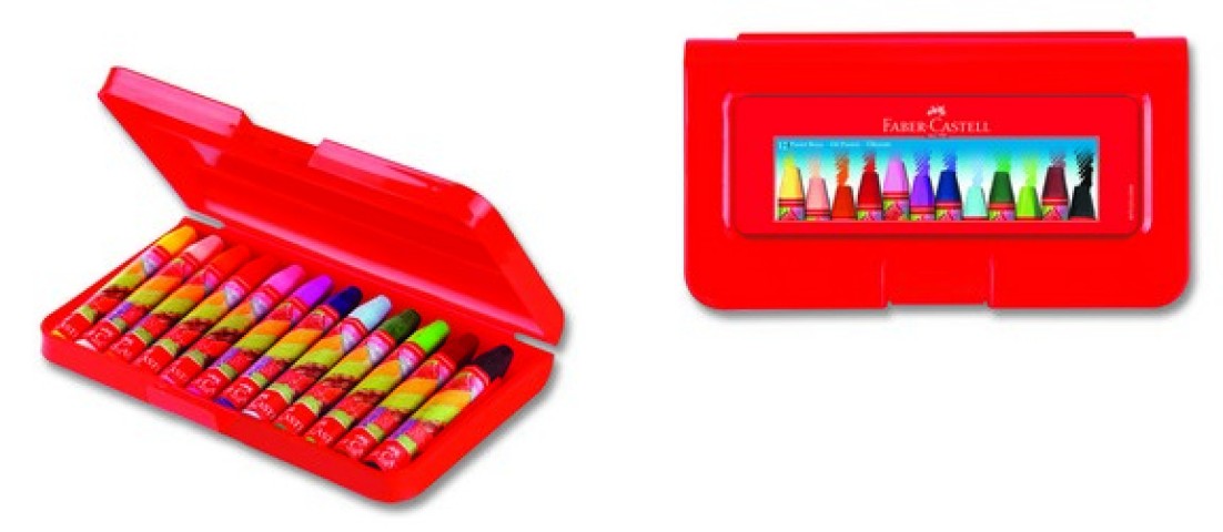 FABER CASTEL PASTEL BOYA PLS.ÇANTALI 12 RENK 