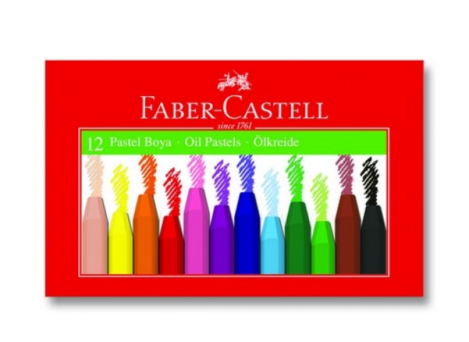 FABER PASTEL BOYA 12,Lİ REDLİNE OİL PASTEL