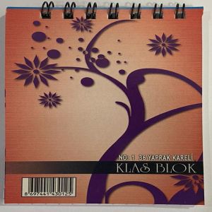 KLAS BLOKNOT NO:1 36 YPR.  KARELİ