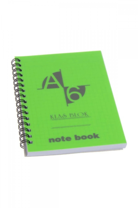 KLAS BLOKNOT SPİRALLİ A6 72 YAPRAK KARELİ DEFTER