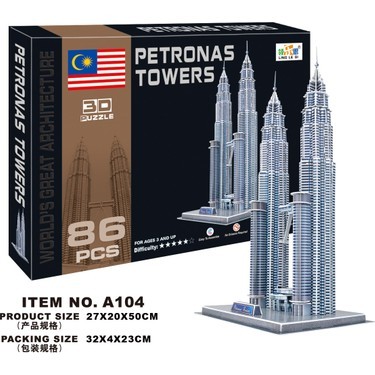PETRONAS TOWER PUZZLE 3D 