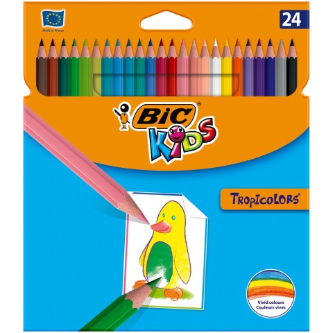 BİC KURUBOYA TROPICOLORS3 TAM BOY 24 LÜ 9375183