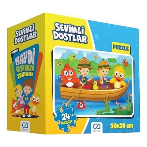 CAFRM 5121-5122 SEVİMLİ DOSTLAR FRAME PUZZLE 35 