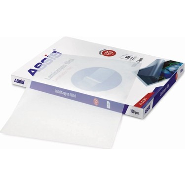 ASSİS A4 LAMİNASYON FİLMİ (216*303)MM 100 LÜ 