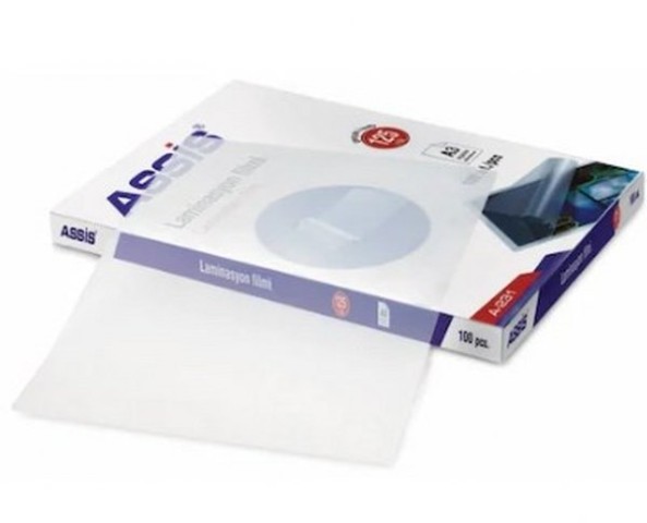 ASSİS A3 LAMİNASYON FİLMİ (303*462) MM 100 LÜ 