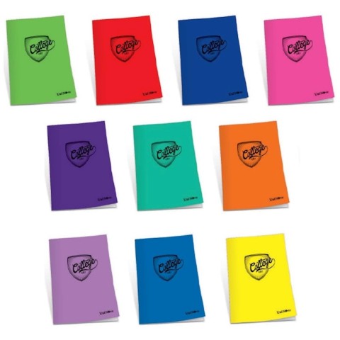 COLLEGE DİKİŞLİ PLASTİK KAPAK DEF. ÇİZGİLİ A5 60YP