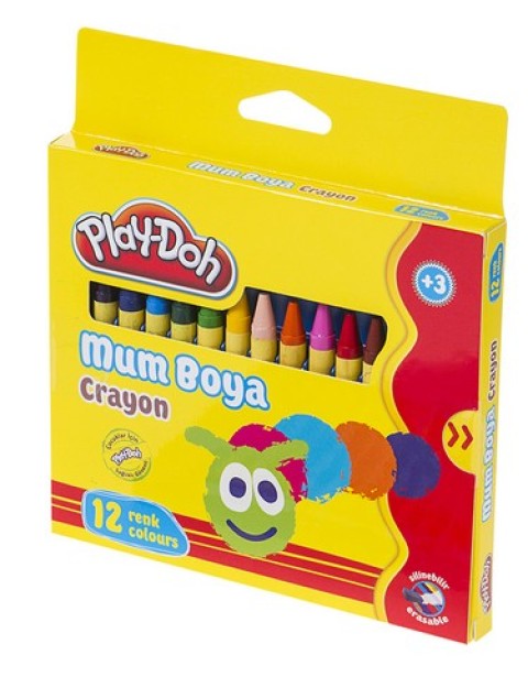 PLAY DOUGH CRAYON MUM BOYA 12 RENK CR004