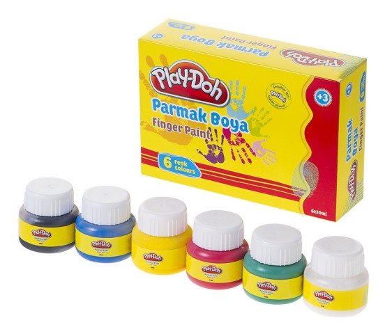 PLAY-DOH PARMAK BOYASI 6 RENK  30 ML PLAY-PR001