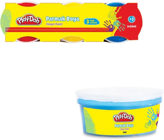 PLAY-DOH PARMAK BOYASI 3 RENK 50 ML.