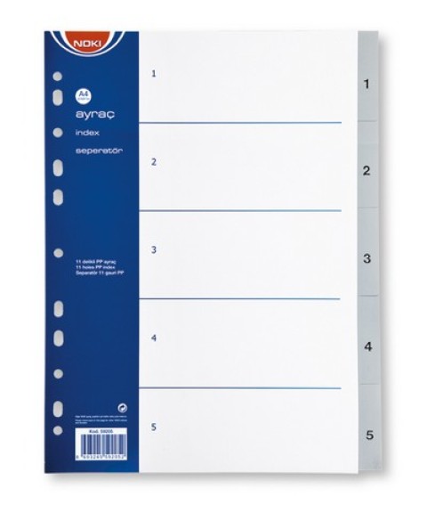NOKİ SEPERATÖR  PP 1-5 RAKAMLI 59205