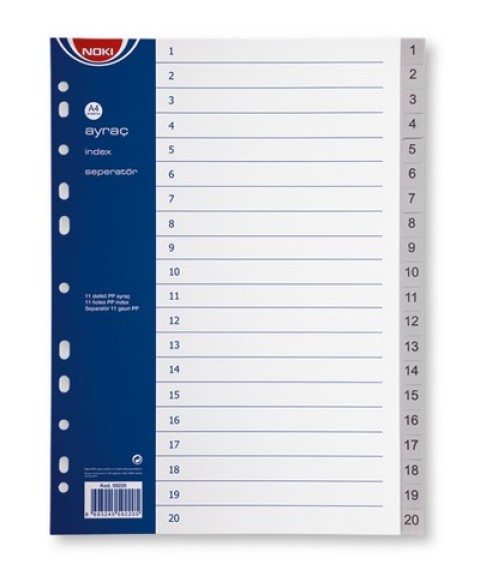 NOKİ SEPERATÖR 1-20 RAKAMLI 59220