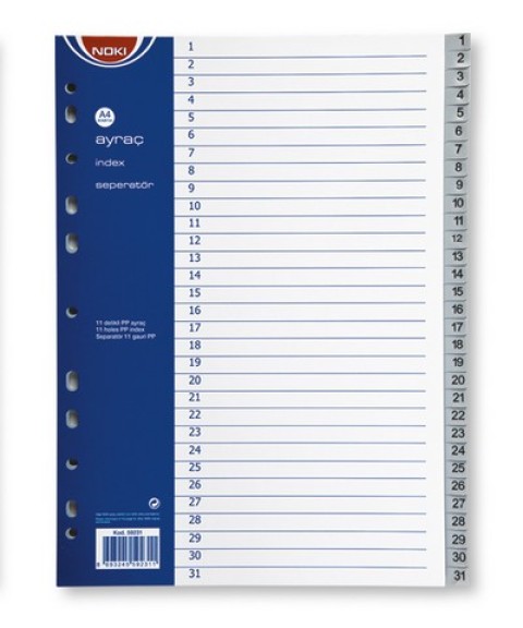 NOKİ SEPERATÖR PP 1-31 RAKAMLI 59231