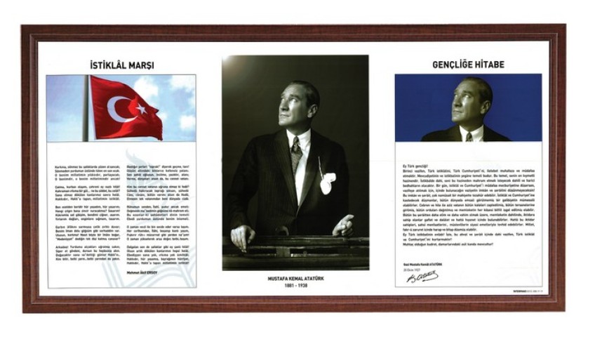 İNTERPANO 50*90 LAMİNE ÇERÇEVE D.MONTE ATATÜRK POR