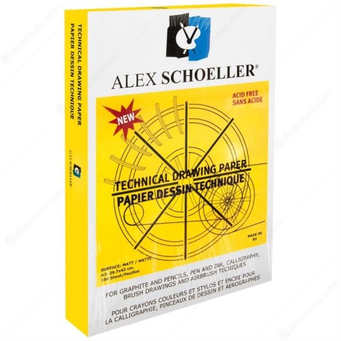 ALEX SCH. A3 200G 100LÜ TEKNİK RESİM KAĞ. ALX-2276
