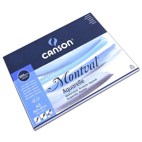 CANSON MONTVAL BLOK 300 GR A3 12 YAPRAK