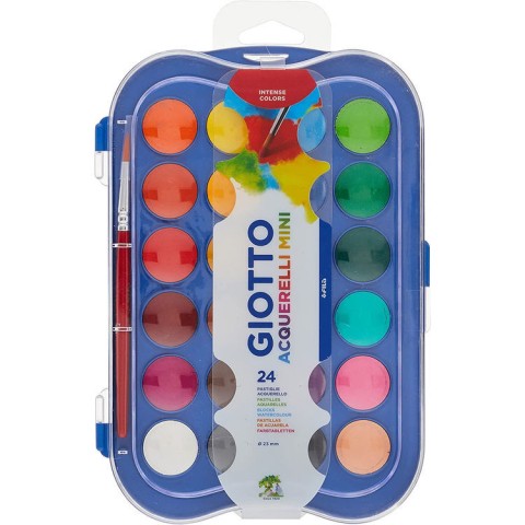 GİOTTO SULUBOYA 23 MM 24 LÜ RENK 